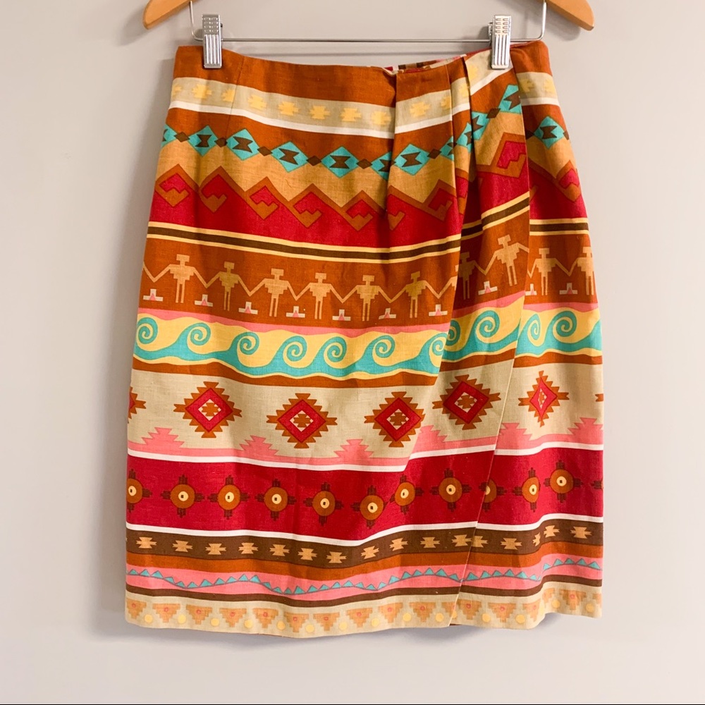 Vintage | 80s | Aztec patterned skirt and vest